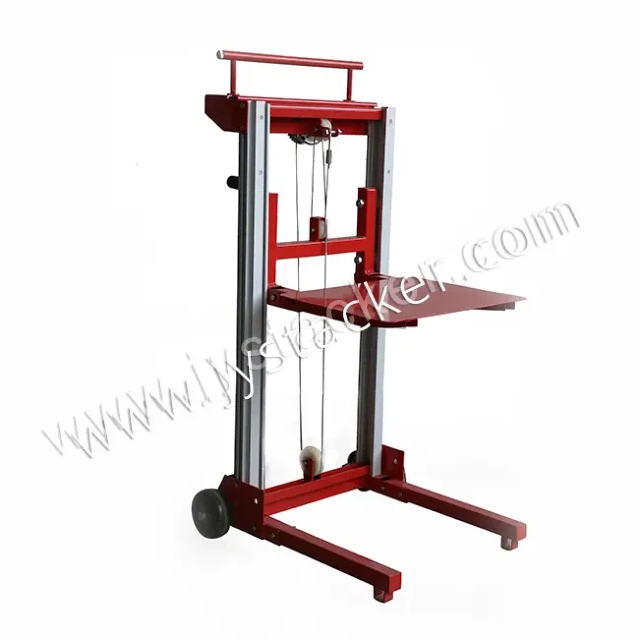 Как работает портативный алюминиевый подъемник?